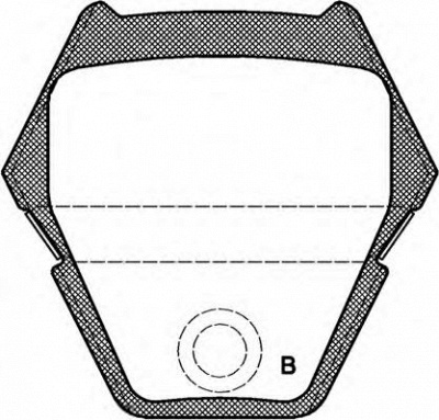 OPEN PARTS bpa075222 -  Комплект тормозных колодок, дисковый тормоз